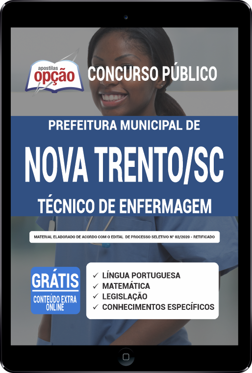 Apostila Prefeitura  Nova Trento - SC PDF - Técnico de Enfermagem