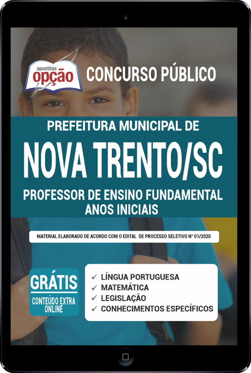 Apostila Prefeitura  Nova Trento SC PDF Professor de Ensino Fundamental