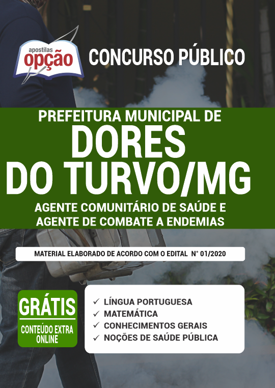 Apostila Prefeitura de Dores do Turvo - MG - Agente