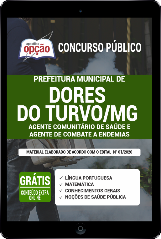 Apostila Prefeitura de Dores do Turvo - MG PDF - Agente