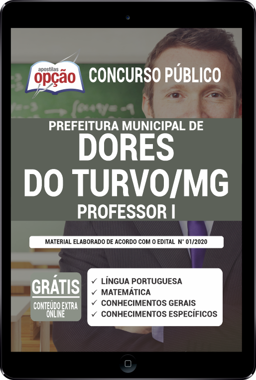 Apostila Prefeitura de Dores do Turvo - MG PDF - Professor I