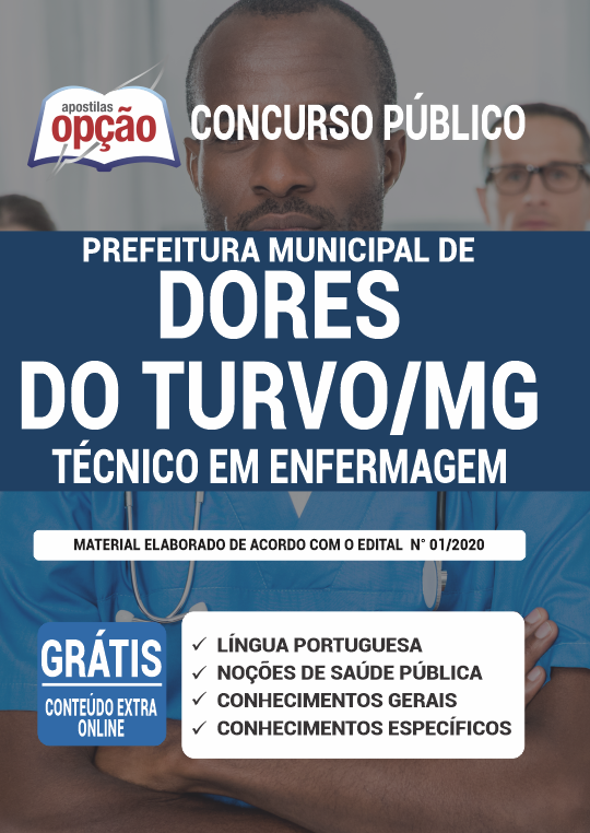 Apostila Prefeitura de Dores do Turvo MG - Técnico em Enfermagem