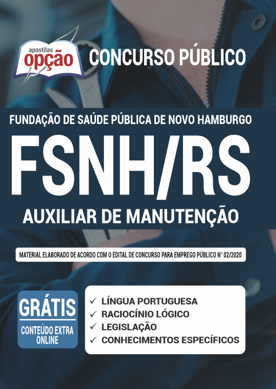 Apostila FSNH-RS (Fundação Saúde) - Auxiliar de Manutenção