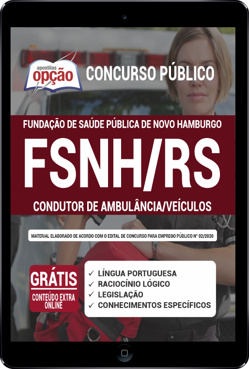 Apostila FSNH-RS PDF - Condutor de Ambulância/Veículos