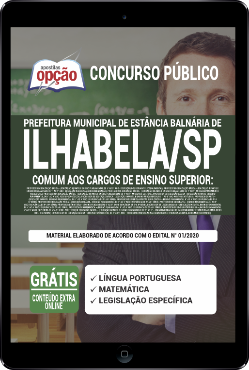 Apostila Prefeitura de Ilhabela - SP PDF - Comum Superior