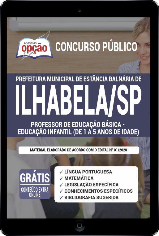 Apostila Prefeitura de Ilhabela - SP PDF - PEB/Ed Infantil