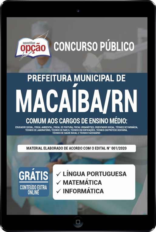 Apostila Prefeitura de Macaíba - RN PDF - Ensino Médio