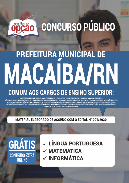 Apostila Prefeitura de Macaíba - RN - Cargos de Ensino Superior