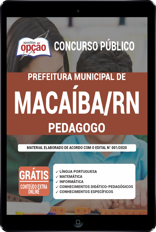 Apostila Prefeitura de Macaíba - RN PDF - Pedagogo