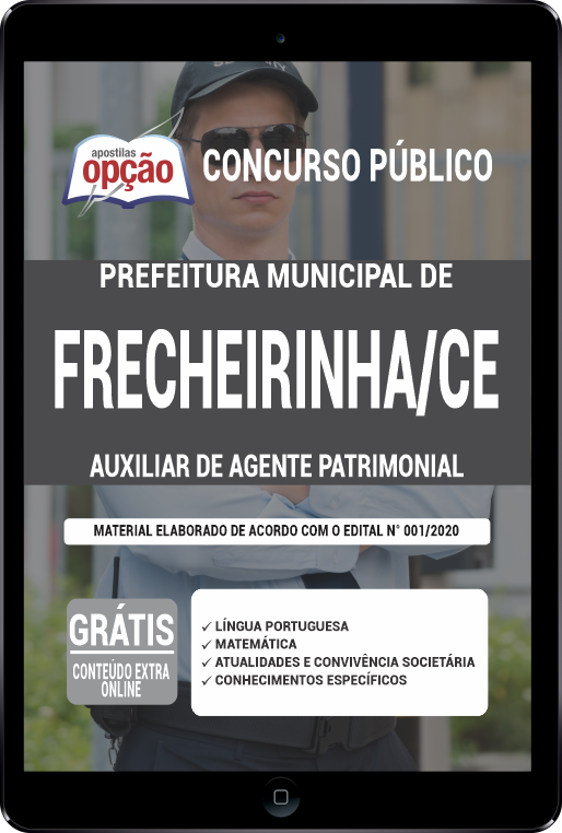 Apostila Prefeitura  Frecheirinha CE PDF - Aux Agente Patrimonial