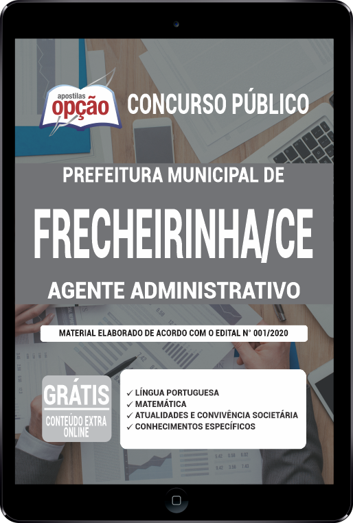 Apostila Prefeitura  Frecheirinha CE PDF - Agente Administrativo