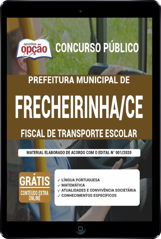 Apostila Prefeitura  Frecheirinha CE PDF - Fiscal de Transporte Escolar