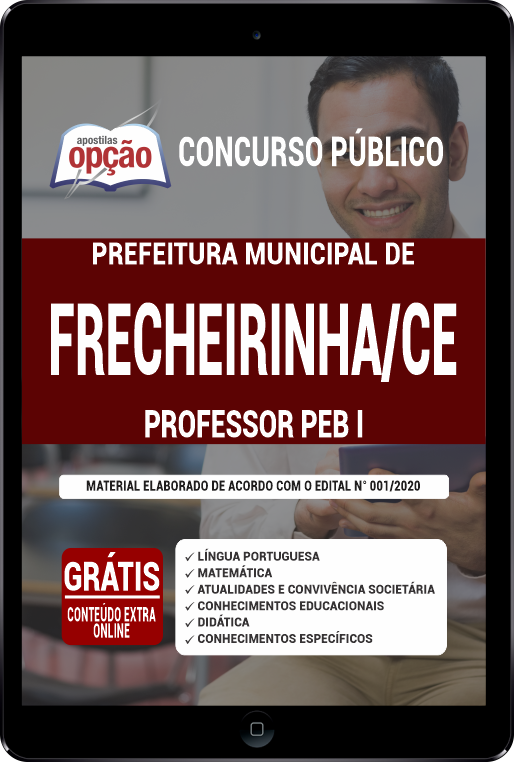 Apostila Prefeitura  Frecheirinha CE PDF - Professor PEB I