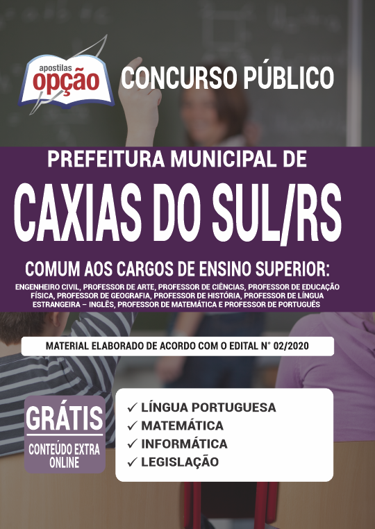 Apostila Prefeitura de Caxias do Sul - RS - Ensino Superior