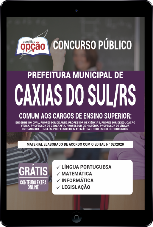 Apostila Prefeitura de Caxias do Sul - RS PDF - Ensino Superior