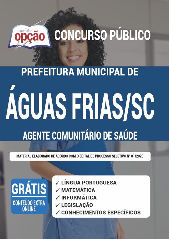 Apostila Prefeitura  Águas Frias SC - Agente Comunitário de Saúde