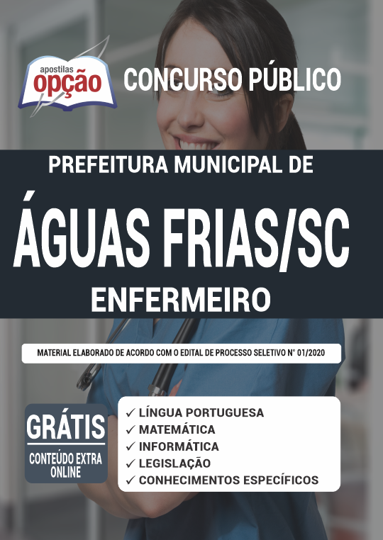 Apostila Prefeitura  Águas Frias SC - Enfermeiro