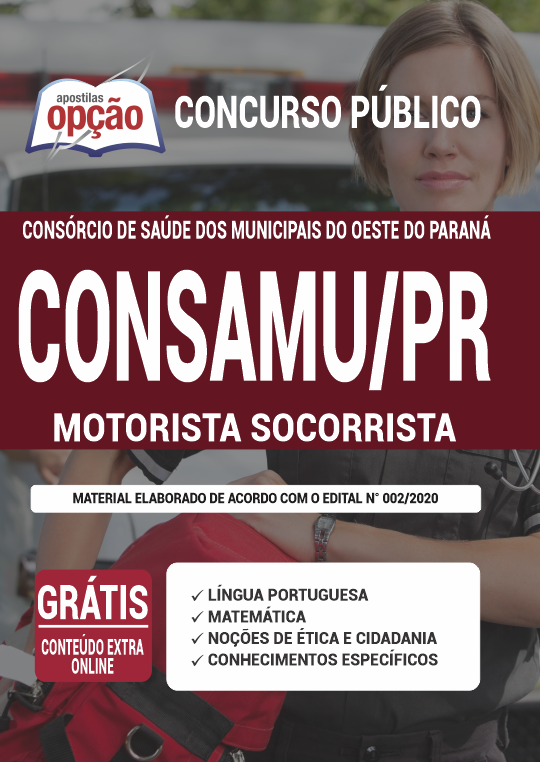 Apostila CONSAMU-PR - Motorista Socorrista