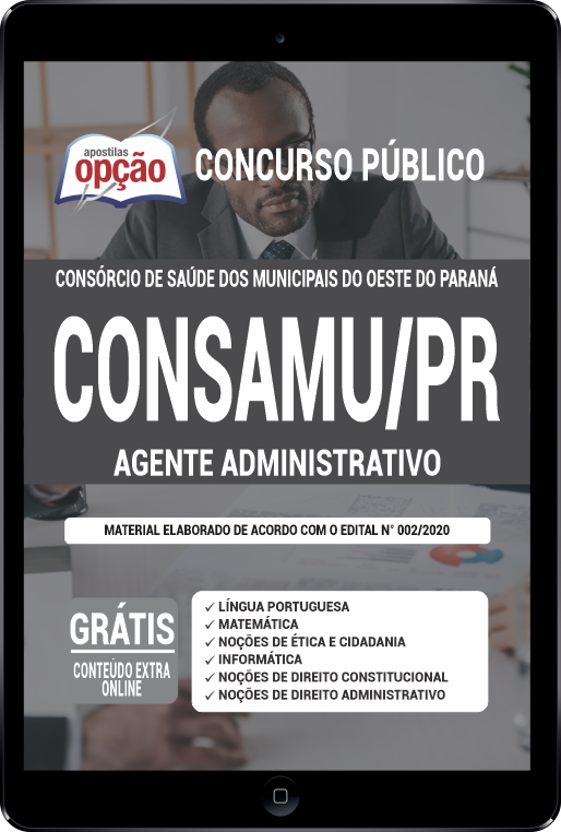 Apostila CONSAMU-PR PDF - Agente Administrativo