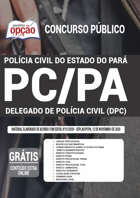 Apostila PC-PA Delegado de Polícia Civil (DPC)