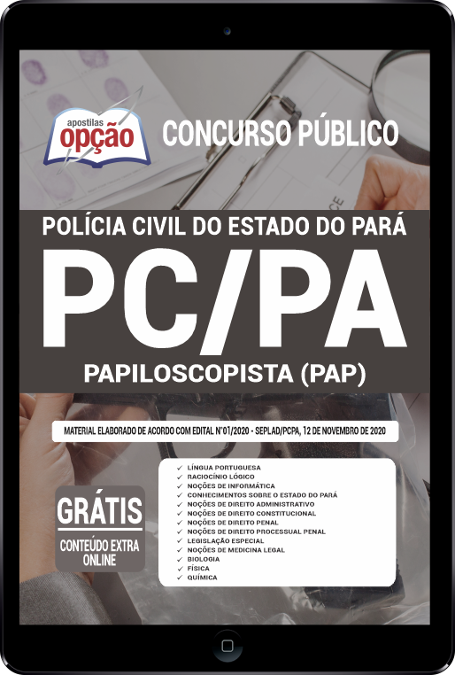 Apostila PC-PA PDF - Papiloscopista (PAP)