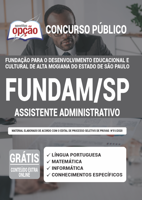 Apostila FUNDAM-SP - Assistente Administrativo