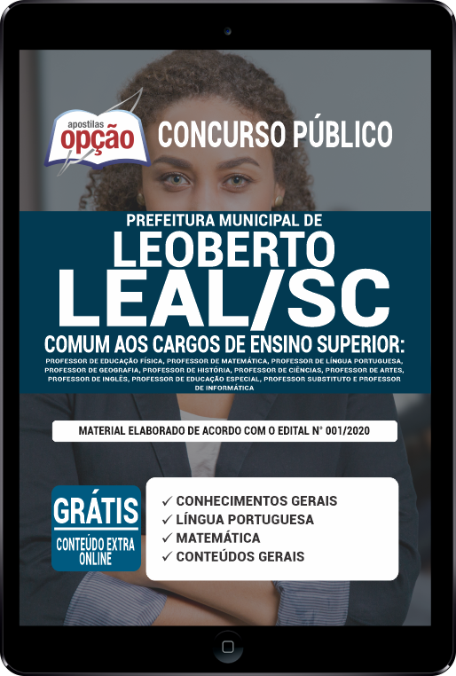 Apostila Prefeitura de Leoberto Leal - SC PDF - Ensino Superior