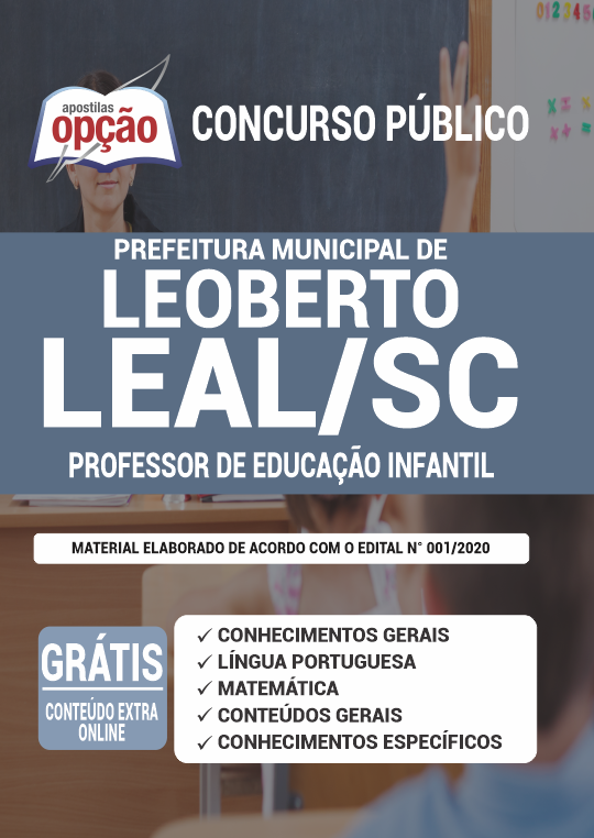 Apostila Prefeitura  Leoberto Leal - SC - Professor de Educação Infantil