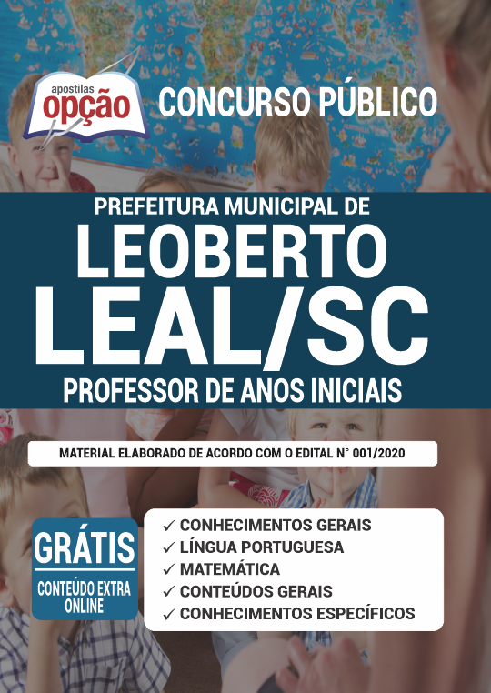 Apostila Prefeitura  Leoberto Leal - SC - Professor de Anos Iniciais