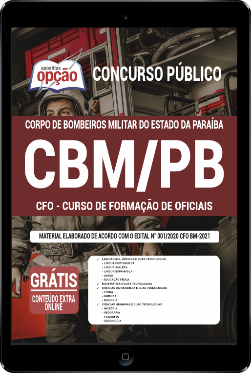 Apostila CBM-PB PDF - CFO (Curso de Formação de Oficiais)