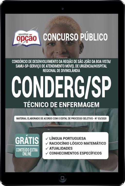 Apostila CONDERG-SP (SAMU-SP) PDF - Técnico de Enfermagem