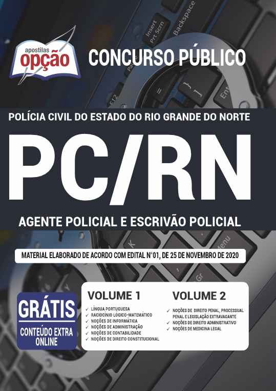 Apostila PC-RN Agente Policial e Escrivão Policial