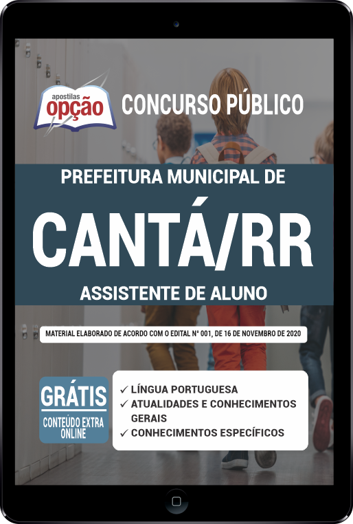 Apostila Prefeitura de Cantá - RR PDF - Assistente de Aluno