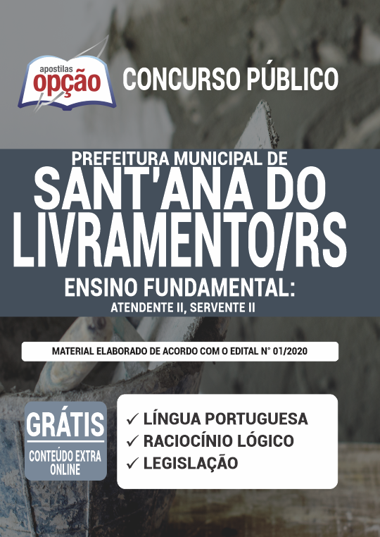 Apostila Prefeitura  Santana do Livramento - RS Ensino Fundamental