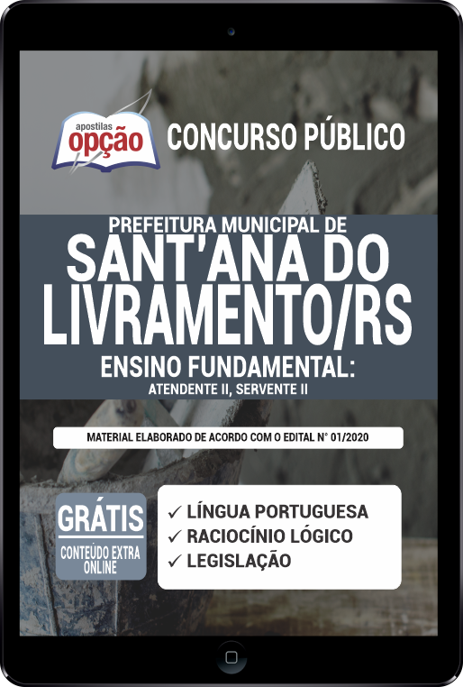 Apostila Prefeitura  Santana do Livramento RS PDF Ensino Fundamental