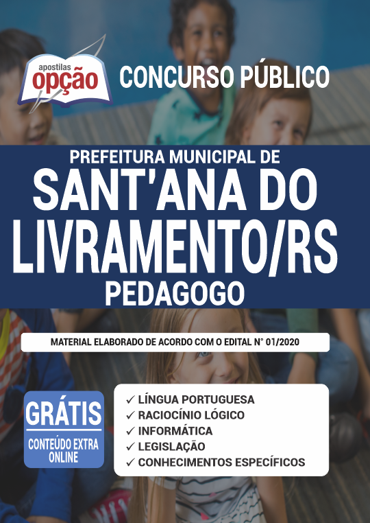 Apostila Prefeitura  Santana do Livramento - RS Pedagogo