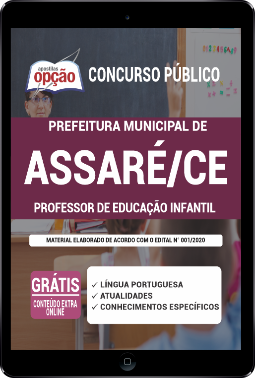 Apostila Prefeitura de Assaré CE PDF - Professor Educação Infantil