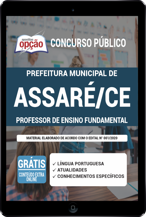 Apostila Prefeitura  de Assaré CE PDF - Professor de Ensino Fundamental