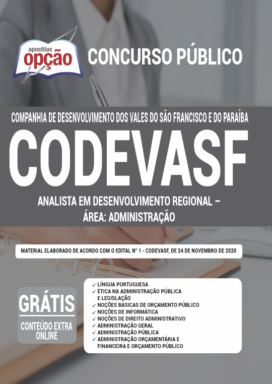 Apostila CODEVASF - Analista em Desenvolvimento Regional - Admin