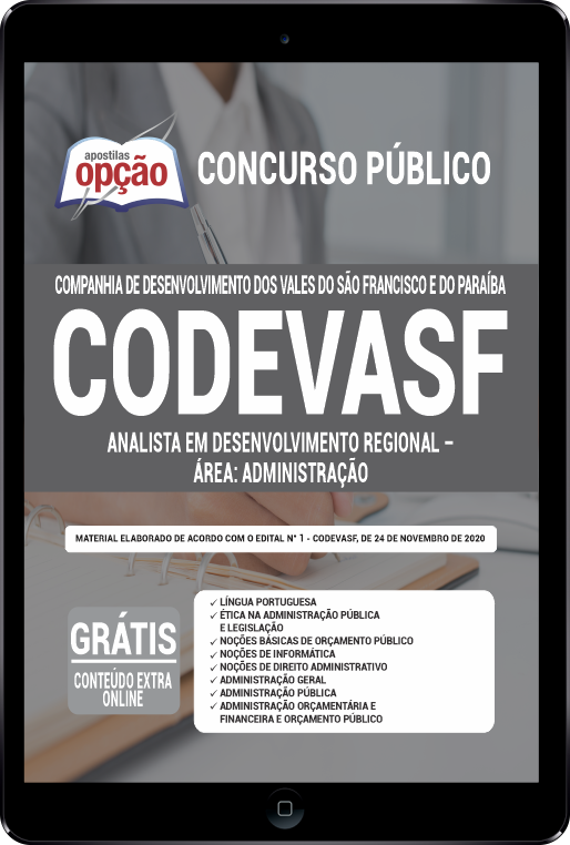 Apostila CODEVASF PDF Analista em Desenvolvimento Regional - Adm