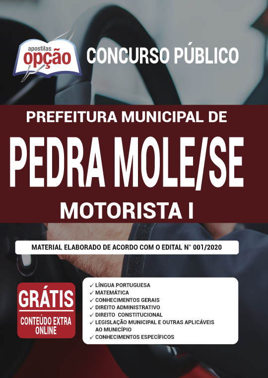 Apostila Prefeitura de Pedra Mole - SE - Motorista I