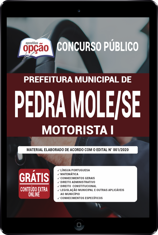 Apostila Prefeitura de Pedra Mole - SE PDF - Motorista I