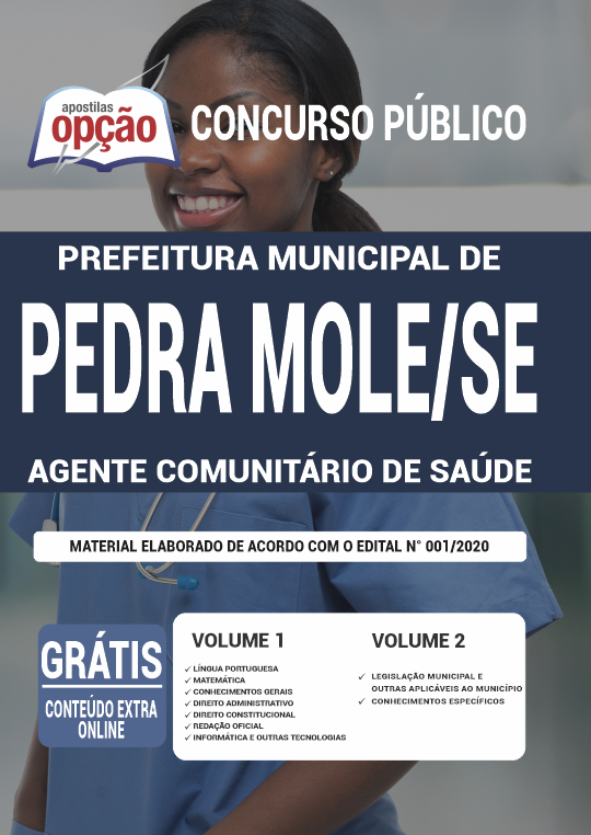 Apostila Prefeitura  de Pedra Mole - SE - Agente Comunitário de Saúde