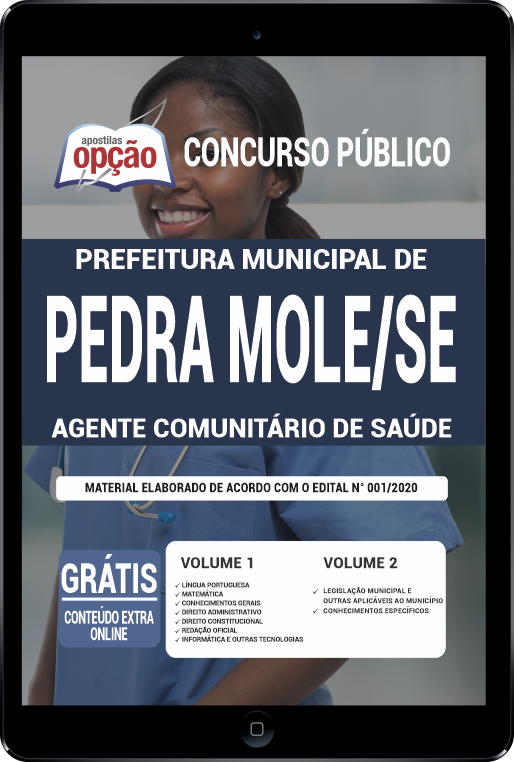 Apostila Prefeitura  de Pedra Mole SE PDF - Agente Comunitário de Saúde