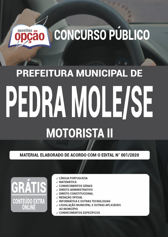 Apostila Prefeitura  de Pedra Mole - SE - Motorista II