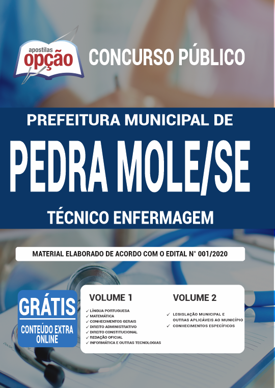 Apostila Prefeitura  de Pedra Mole - SE - Técnico de Enfermagem