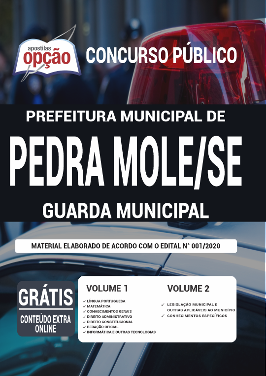 Apostila Prefeitura  de Pedra Mole - SE - Guarda Municipal