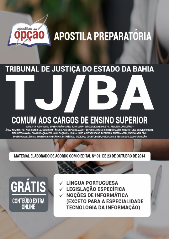 Apostila TJ-BA - Comum aos Cargos de Ensino Superior