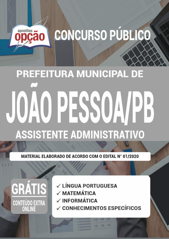 Apostila Prefeitura de João Pessoa PB - Assistente Administrativo