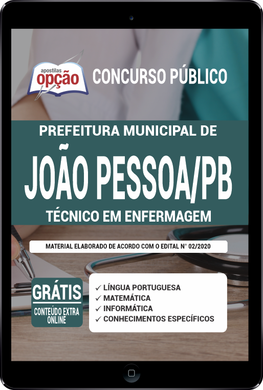 Apostila Prefeitura de João Pessoa PB PDF - Técnico em Enfermagem